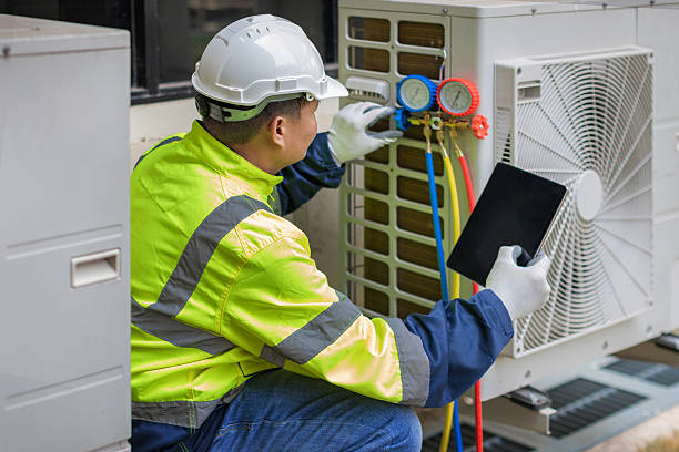 Professional Air Conditioning Repair technician working in Hobart, IN